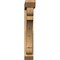 Ekena Millwork Olympic Slat Rough Sawn Bracket w/ Offset Brace, Western Red Cedar, 6"W x 34"D x 38"H BKT0604X34X38OLY06RWR - alternate 4